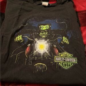 Harley-Davidson Black Tee with Monster Graphic